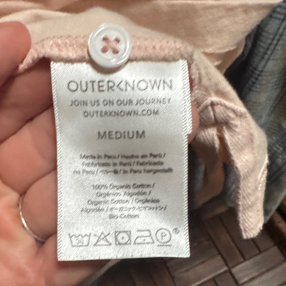 Outerknown Cream Polo Shirt - Picture 5 of 5